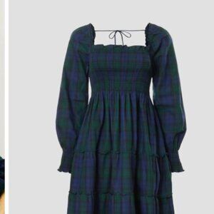 Hill House Home, Tartan Naomi Nap Dress, Size S